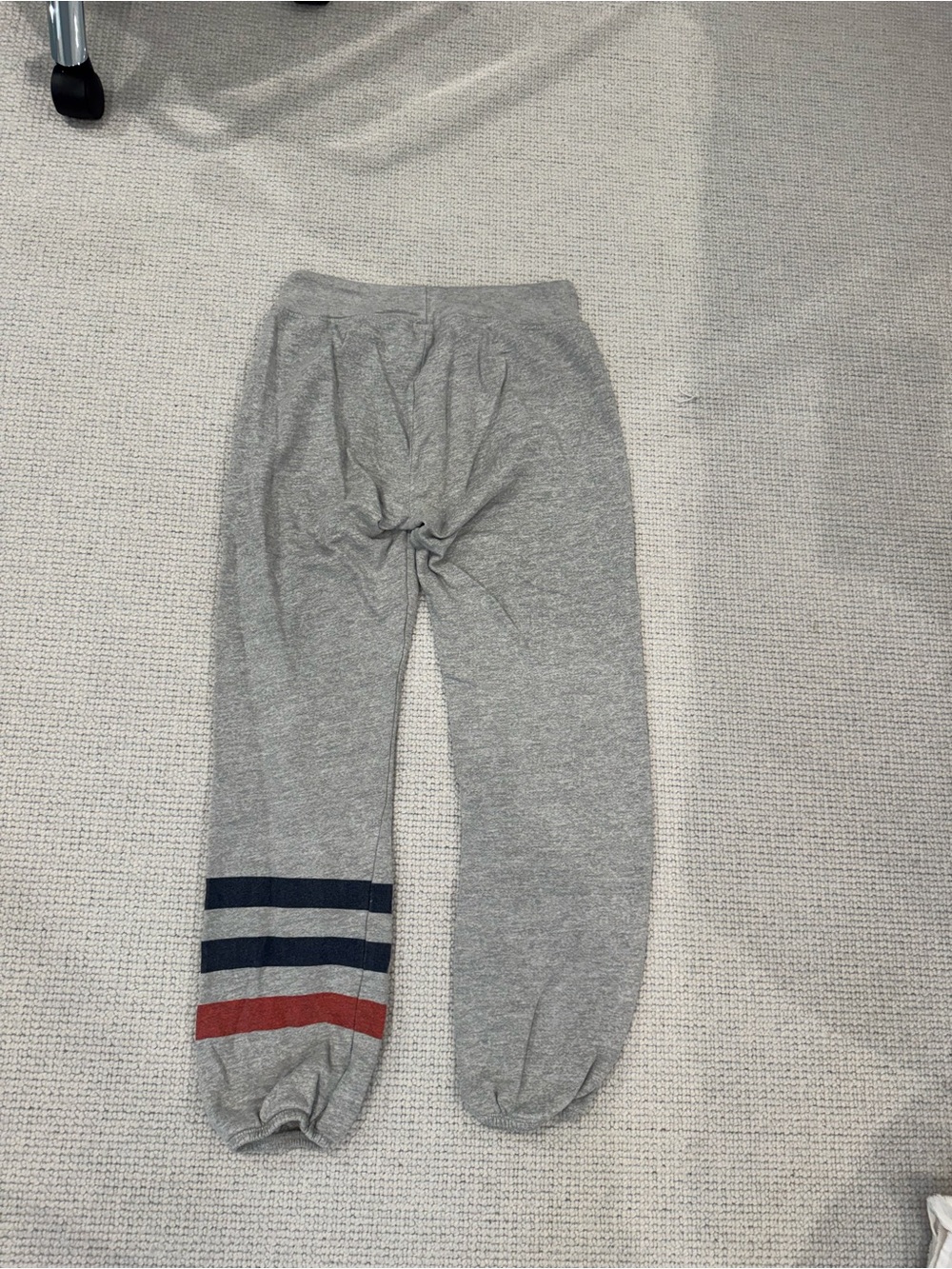 Sundry Gray Joggers with Navy & Red Leg Stripes - Picture 2 of 3